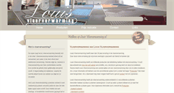 Desktop Screenshot of louis-vloerverwarming.nl